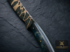 CM33 - SPECTACULAR BOWIE COPPERMAI MOKUME GANE CHEVRON