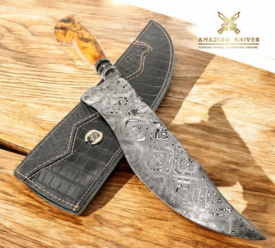 DM25 - FULL TANG PRISMATIC DAMASCO