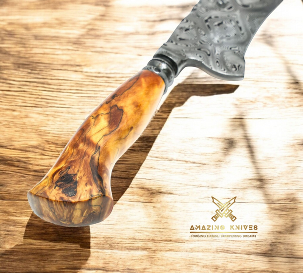 DM25 - FULL TANG PRISMATIC DAMASCO