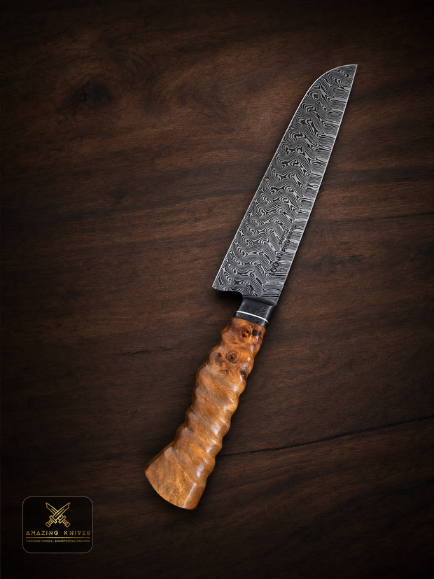 DM31 - INSTAINLESS STEEL TURKISH TWIST DAMASCUS