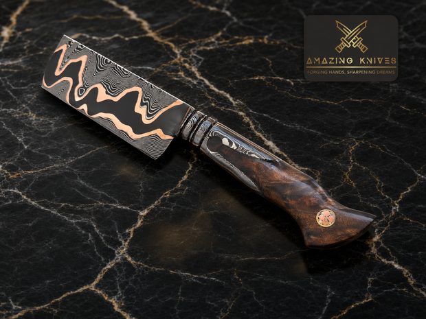 CM40 - SPECTACULAR BOWIE COPPERMAI MOKUME GANE GHOST
