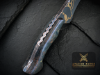 CM35 - SPECTACULAR BOWIE COPPERMAI MOKUME GANE CHEVRON