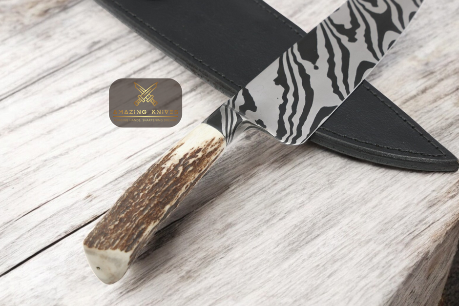 SM02 - DAMASCUS CHEF SANMAI