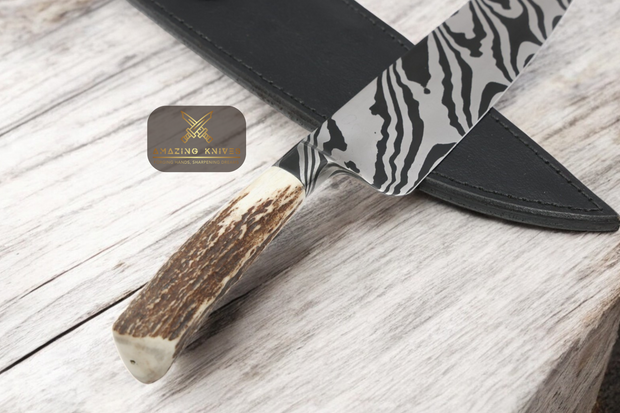 SM02 - DAMASCUS CHEF SANMAI