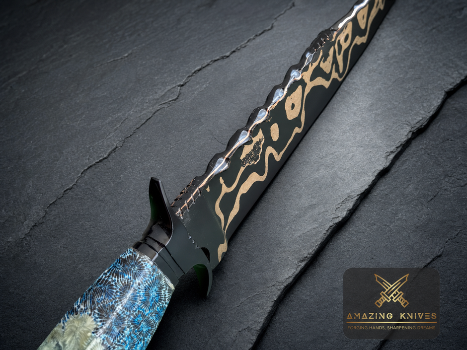 CM30 - SPECTACULAR BOWIE COPPERMAI MOKUME GANE GHOST