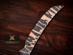 CM33 - SPECTACULAR BOWIE COPPERMAI MOKUME GANE CHEVRON